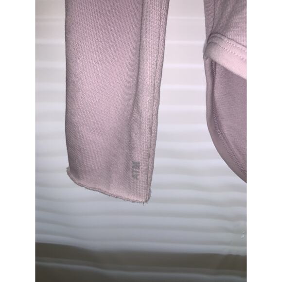 ATM Anthony Thomas Melillo Lux Zip Hoodie Purple Size Medium - Picture 4 of 8